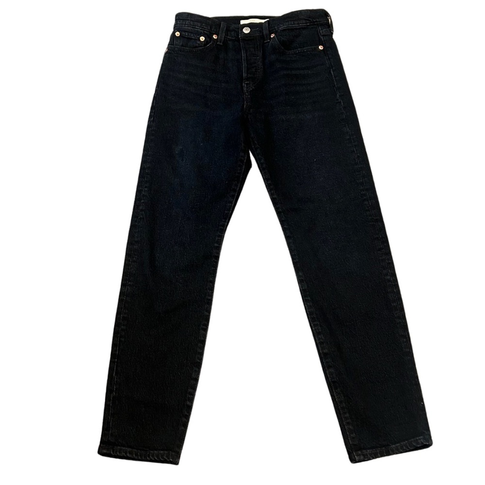 Levi’s High Waist Wedgie Straight Jeans | Washed Black | Size 26 - Picture 2 of 8